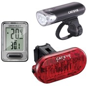 Cateye EL135/TL135/VELO7 Combo Go Kit