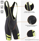 Tenn Bib Cycling Shorts with Moulded Pad SS15