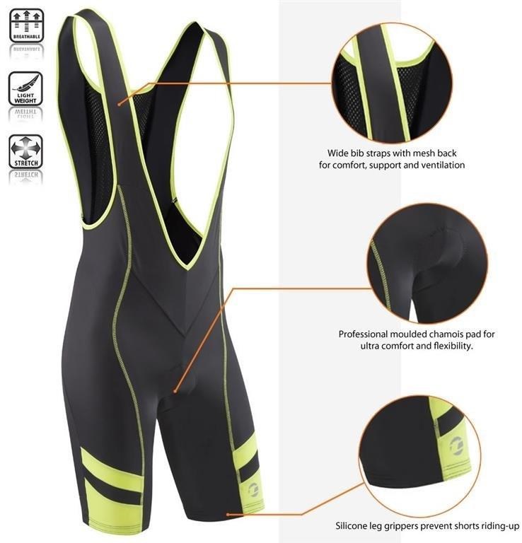 Tenn Bib Cycling Shorts with Moulded Pad SS15