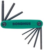 Image of Bondhus TORX Gorilla Grip Fold-Up T6-T25 - 8 Piece Tool