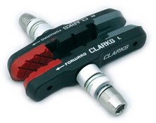 Image of Clarks Elite MTB/Hybrid Brake Pads Integral Block w/Triple Compound Insert Pads