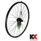 Image of KX Wheels Hybrid Doublewall Q/R Cassette Disc Brake Rear 700c Wheel