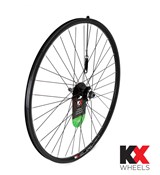 Image of KX Wheels Hybrid Doublewall Q/R Screw On Disc Brake Rear 700c Wheel