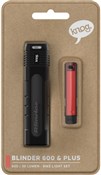 Image of Knog Blinder Pro 600 & Plus 20 USB Rechargeable Bike Light Set