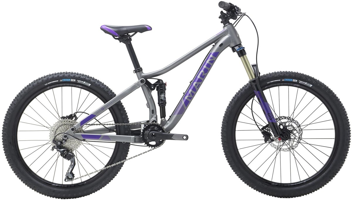 Marin Hawkhill Jr 24w 2019 Junior Full Suspension Bike