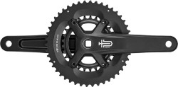 Image of Microshift Sword Black 2x9 Crankset