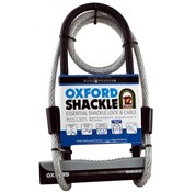 Image of Oxford Shackle 12 U-Lock Duo With Cable