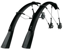 Image of SKS Raceblade Pro XL Stealth Series Clip-on Road Bike Mudguard Set