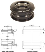 Image of Tange Seiki Technoglide ZS2 Semi Integrated Headset