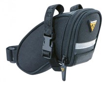 Image of Topeak Aero Wedge Saddle Bag with Straps Micro  0.41L