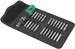 Image of Wera 13 Piece Kraftform Compact Screwdriver Bicycle Tool Set