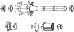 Image of Zipp Freehub Body Seal And Shim